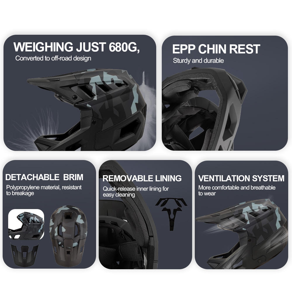 Full-Face MTB Downhill Helmet
