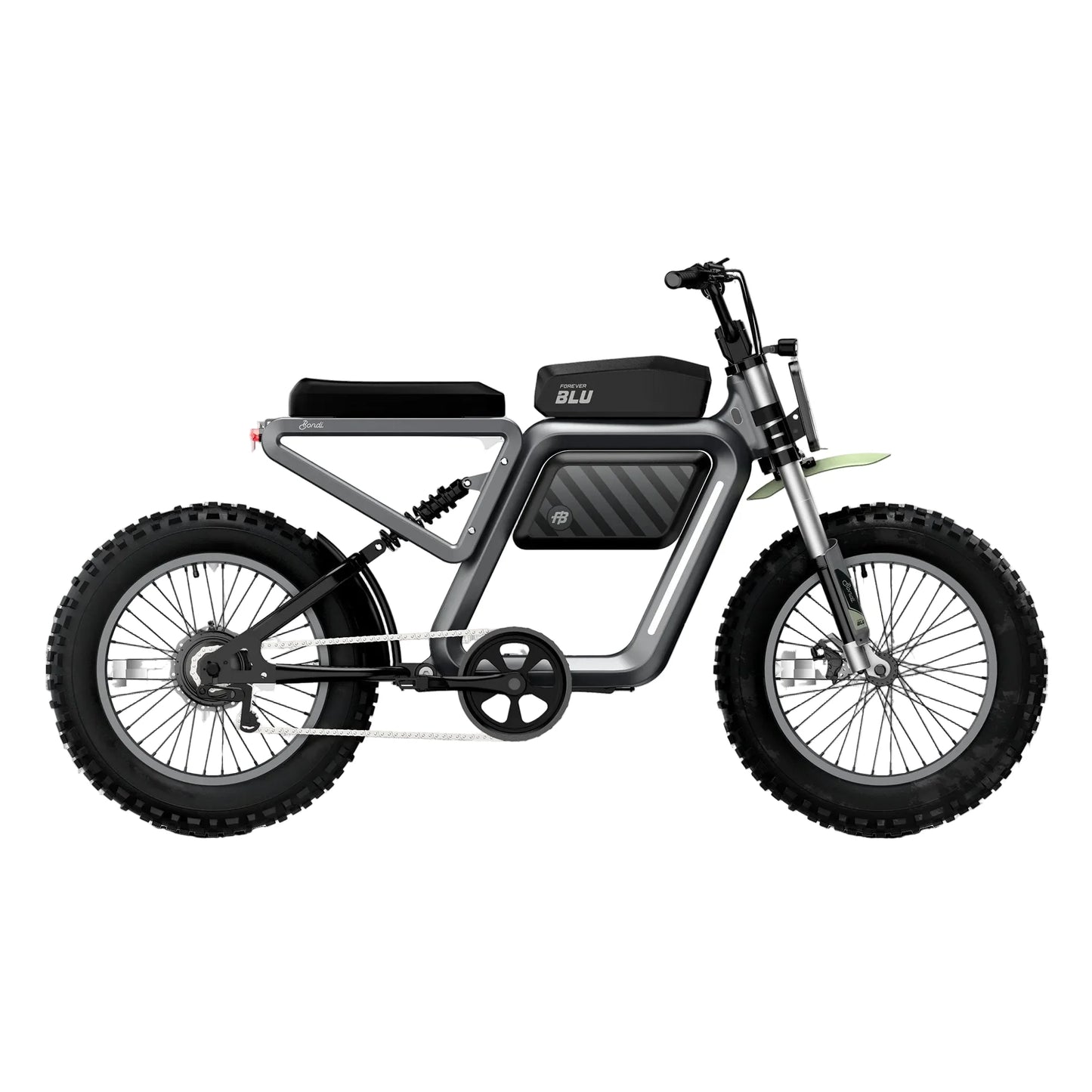 FOREVER BLU Bondi Moped-Style Electric Bike – 750W 48V Class 3