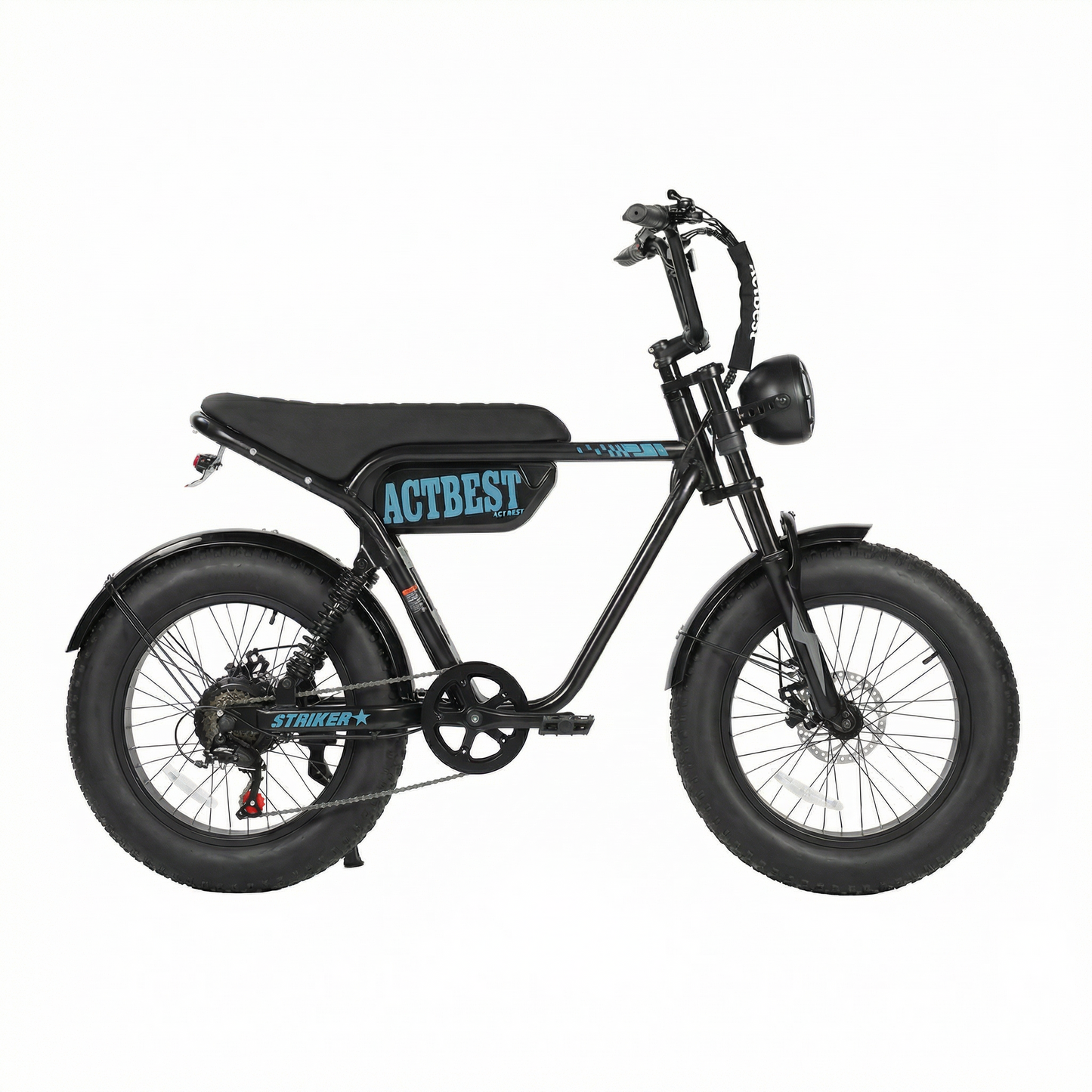 ACTBEST Striker Electric Moped-Style E-Bike – 1500W 28MPH - foto 7