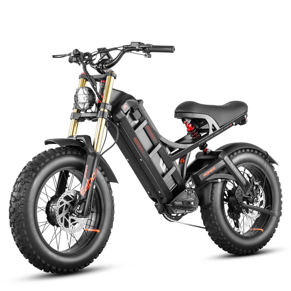 EAHORA Romeo II dual motor electric bike, black