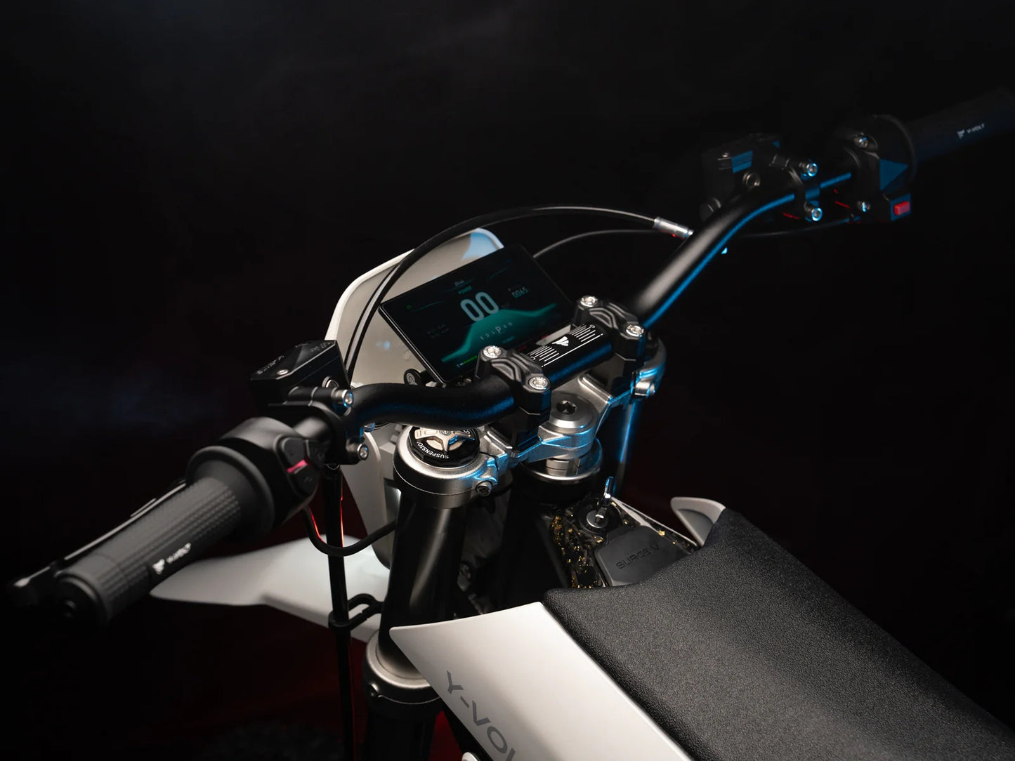 Motocicleta eléctrica Y-VOLT Surge V – Pico de 35 KW 97.2 V 68 MPH