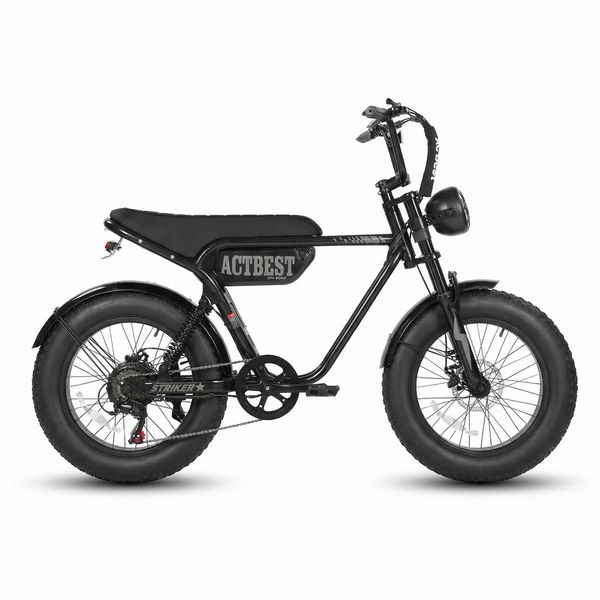 ACTBEST Striker Electric Moped-Style E-Bike – 1500W 28MPH