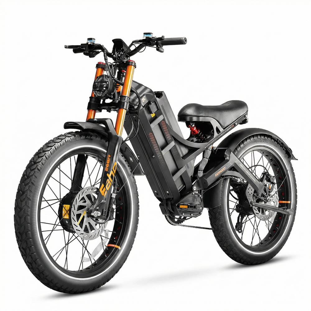 Bicicleta eléctrica EAHORA Romeo Pro III de doble motor – 5600W AWD 52V 80Ah