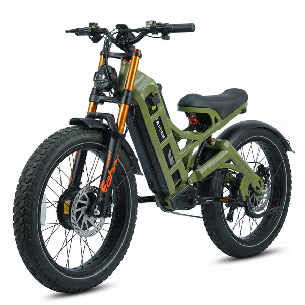 EAHORA Romeo Pro II Motor Dual 4000 W - Bicicleta Eléctrica de Larga Distancia 52V 70Ah