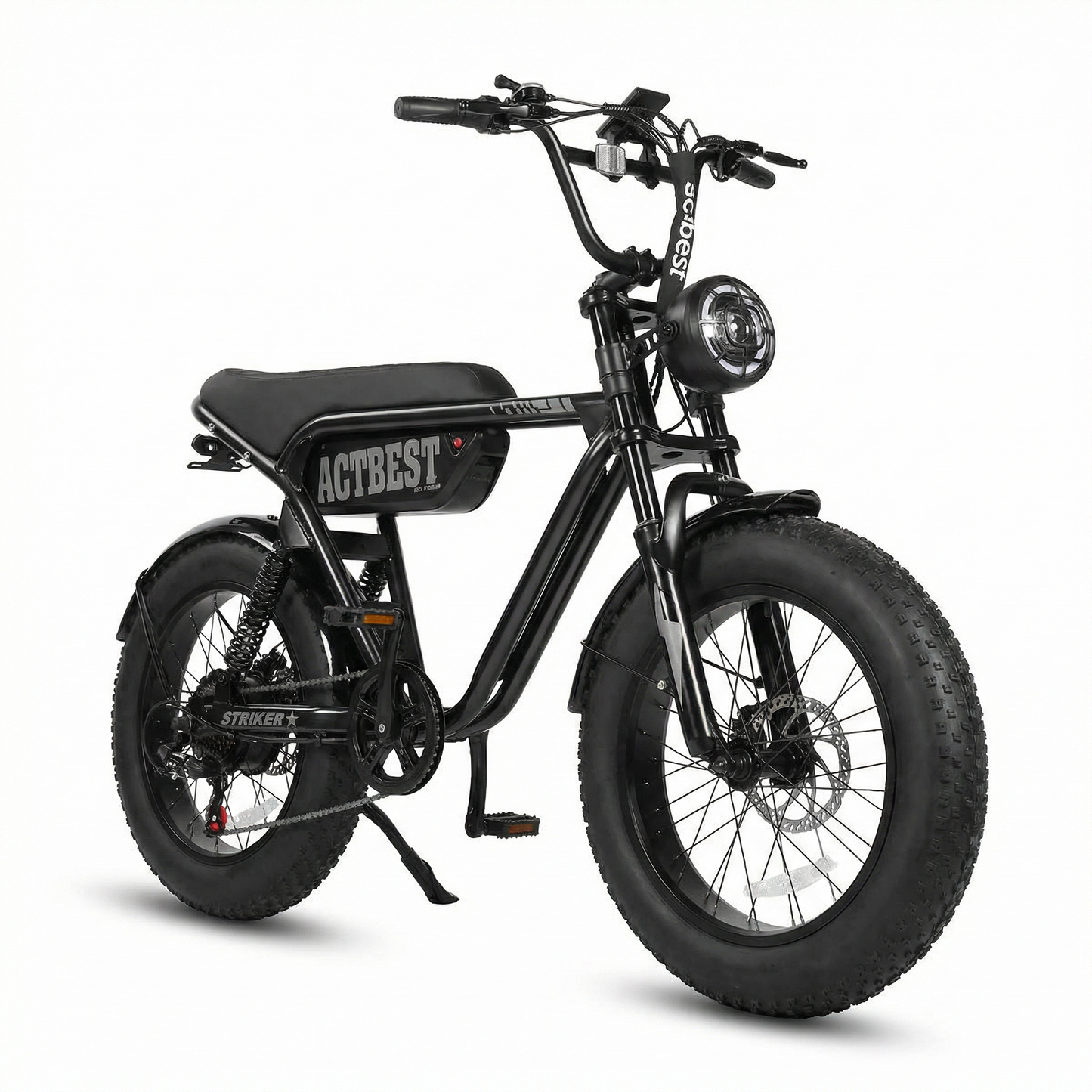 ACTBEST Striker Electric Moped-Style E-Bike – 1500W 28MPH