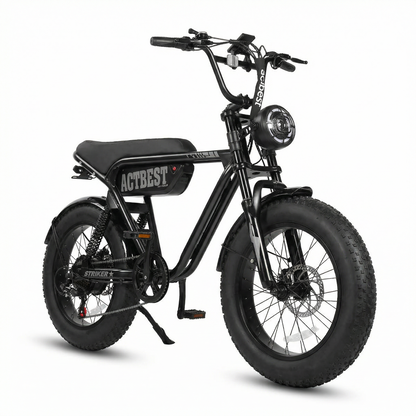 ACTBEST Striker Electric Moped-Style E-Bike – 1500W 28MPH