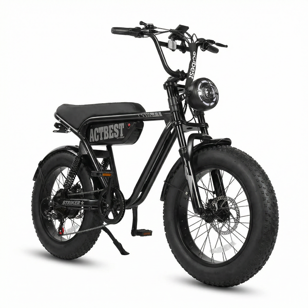 ACTBEST Striker ciclomotor eléctrico con estilo de moto – 1500W 45KM/H