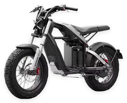 SEGWAY Xyber electric bike front view on white background