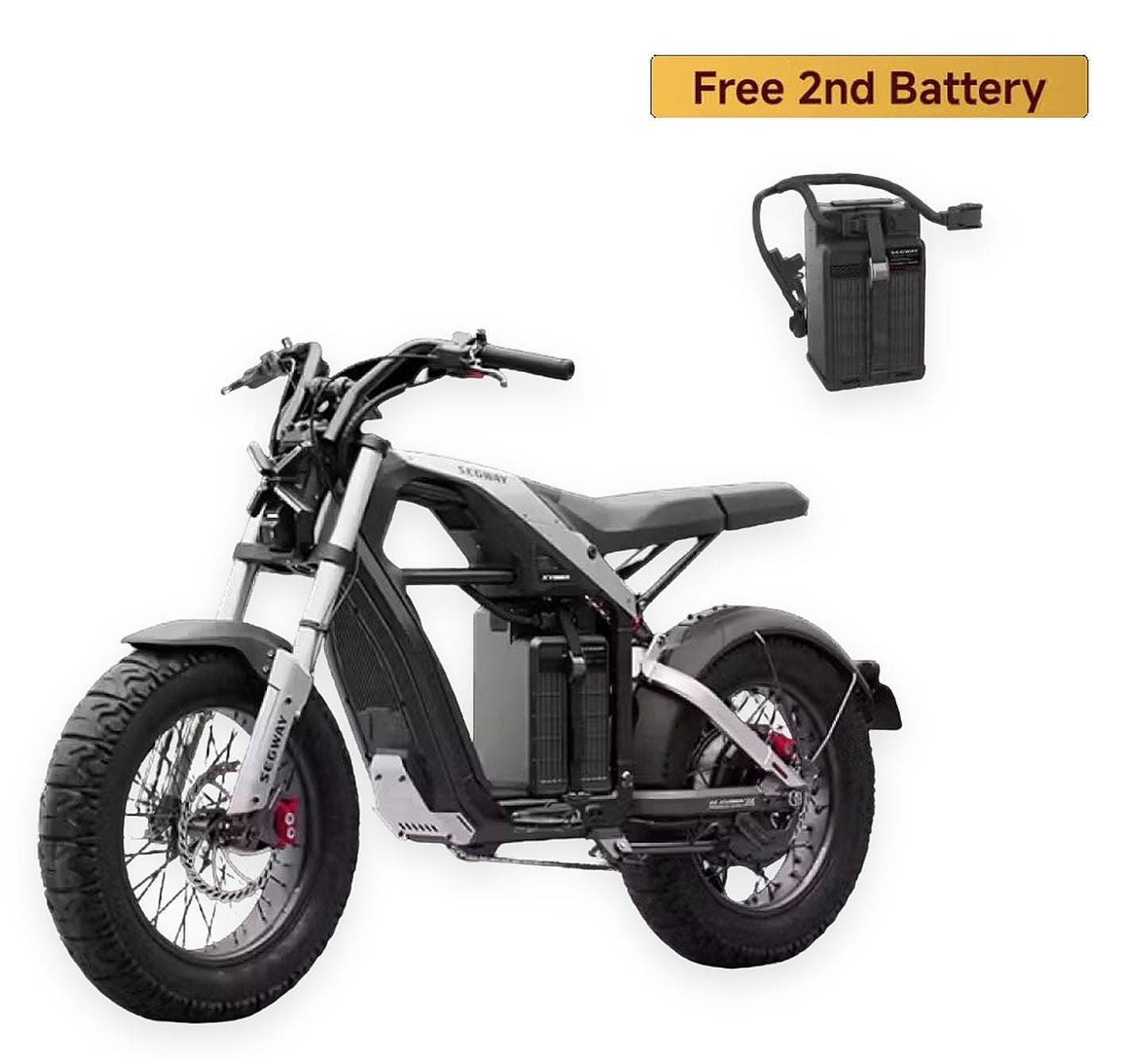 SEGWAY Xyber electric bike dual battery with free 2nd battery offer