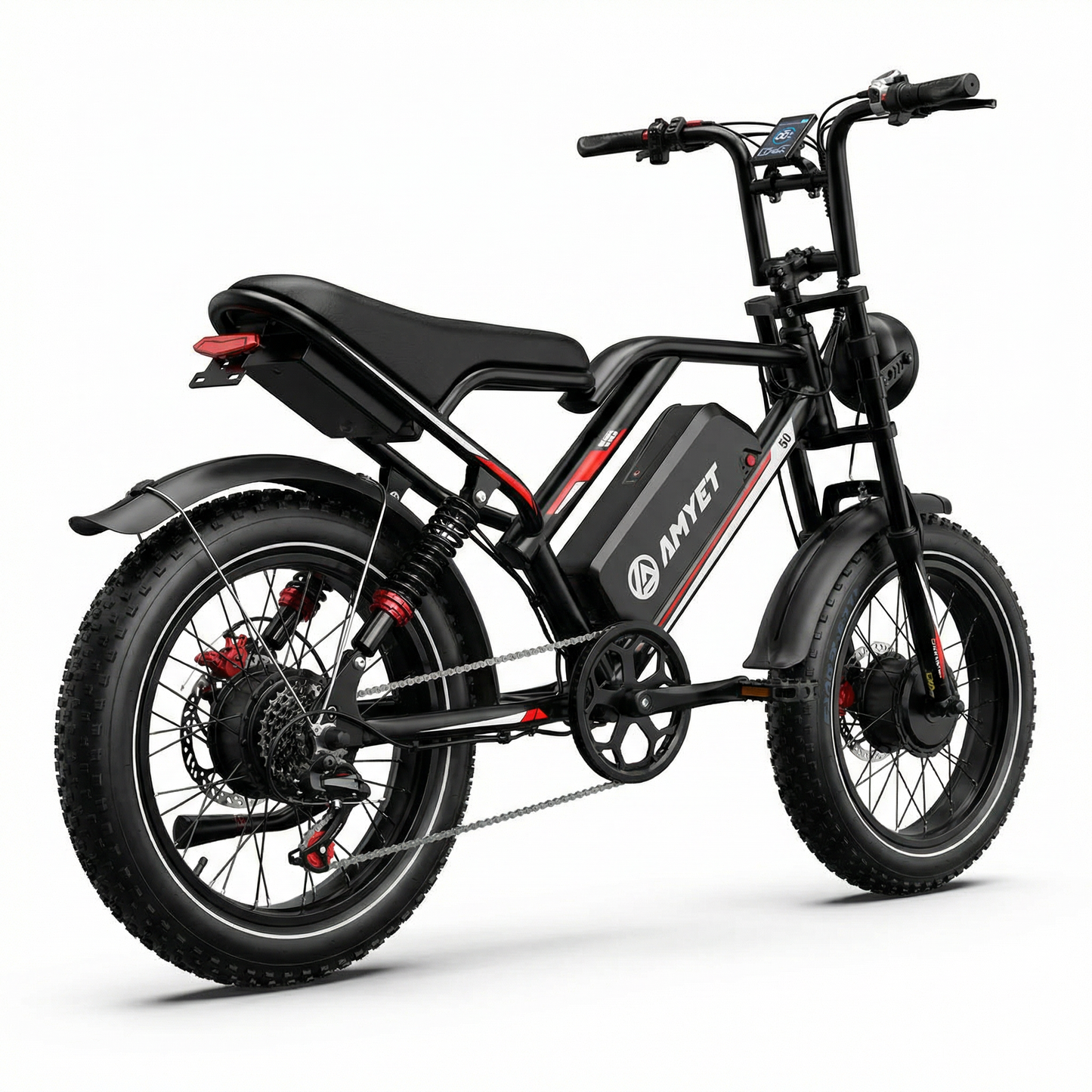 AMYET S8 Raptor Pro Dual Motor Electric Bike – 2000W AWD 48V Fat Tire