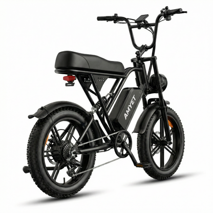 AMYET G60 Raptor Electric Moped-Style E-Bike – 1000W 48V Fat Tire