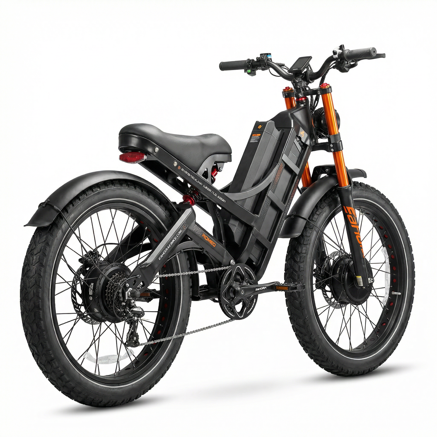 EAHORA Romeo Pro III Dual Motor Electric Bike – 5600W AWD 52V 80Ah