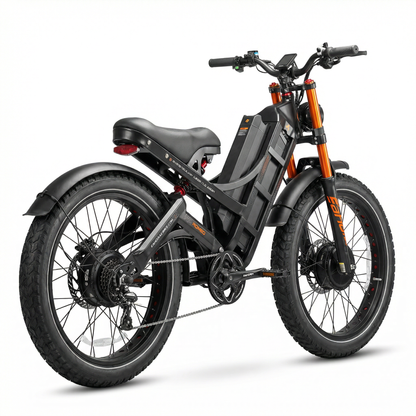 EAHORA Romeo Pro III Dual Motor Electric Bike – 5600W AWD 52V 80Ah