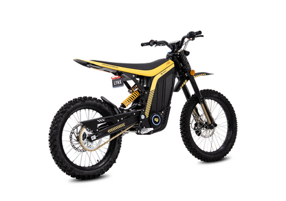 79BIKE Lynx Black and Yellow - rear three-quarter view