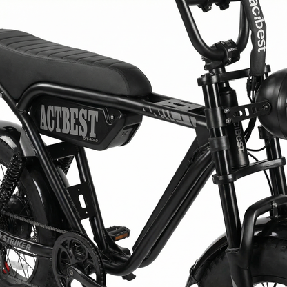 ACTBEST Striker Electric Moped-Style E-Bike – 1500W 28MPH