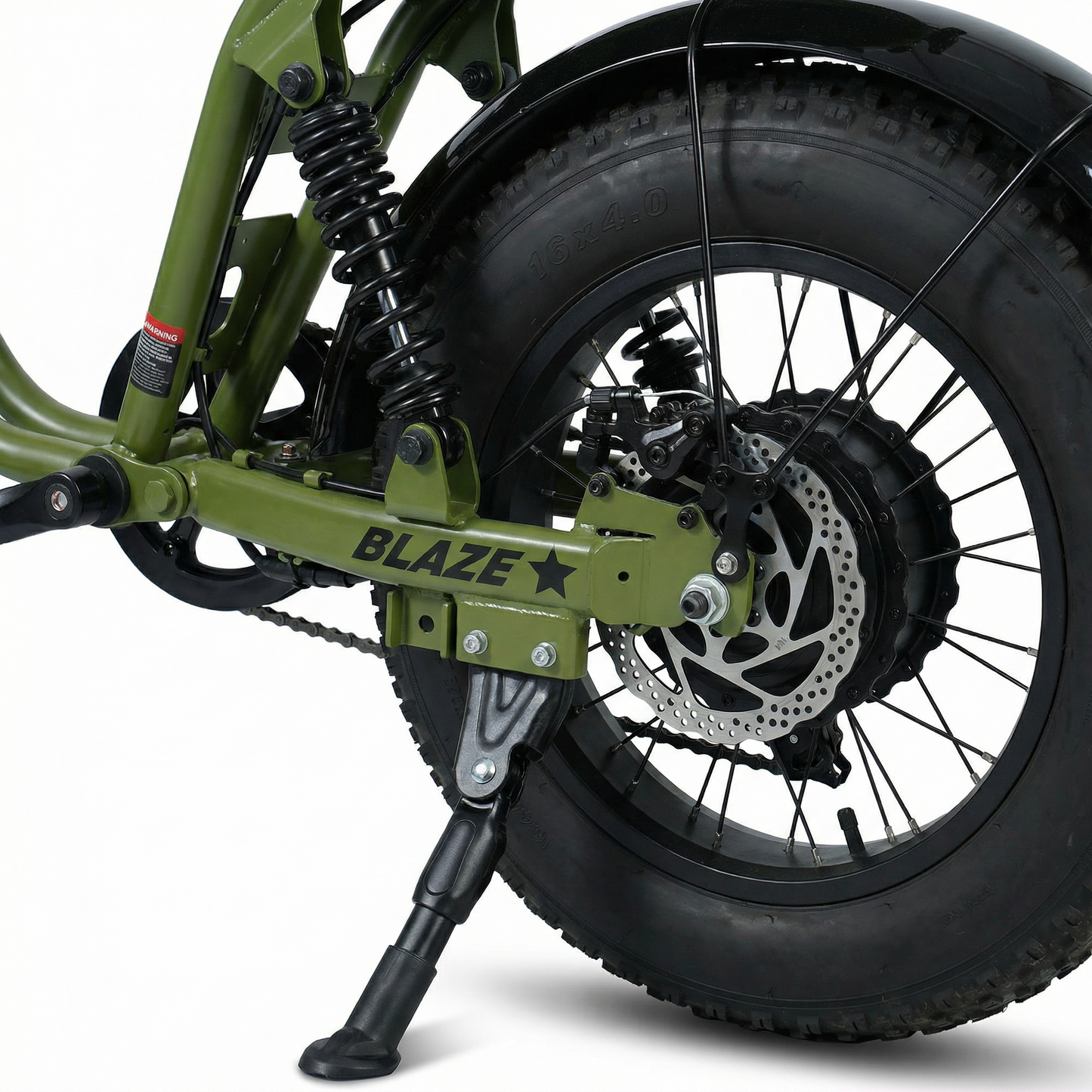 ACTBEST Blaze Electric Mini Bike – 1200W 25MPH Fat Tire