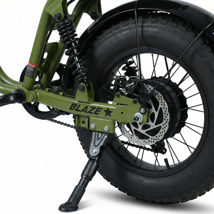 ACTBEST Blaze Electric Mini Bike – 1200W 25MPH Fat Tire