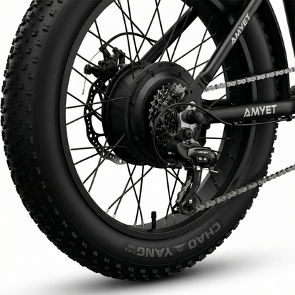 AMYET G60 Raptor Electric Moped-Style E-Bike – 1000W 48V Fat Tire