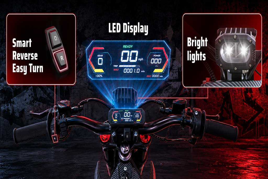 VALTINSU EM5 ULTRA – LED display, reverse and headlights