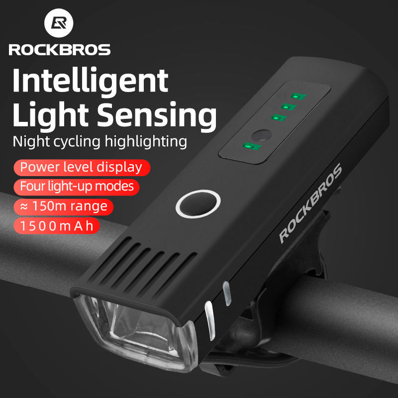 Rechargeable Smart Bike Front Light