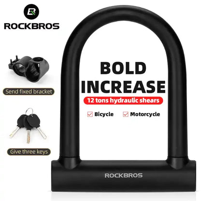 Heavy-Duty U-Lock Bike Security Lock