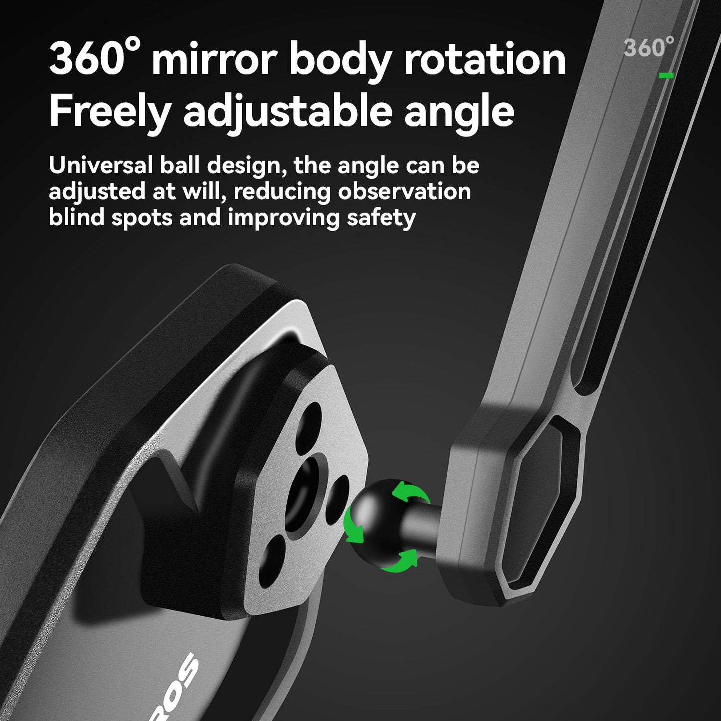 Adjustable Anti-Glare Bike Rearview Mirror