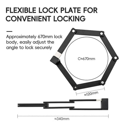 Foldable Anti-Theft Bike Lock