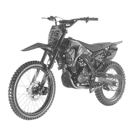Traditional 250CC Gas Bike