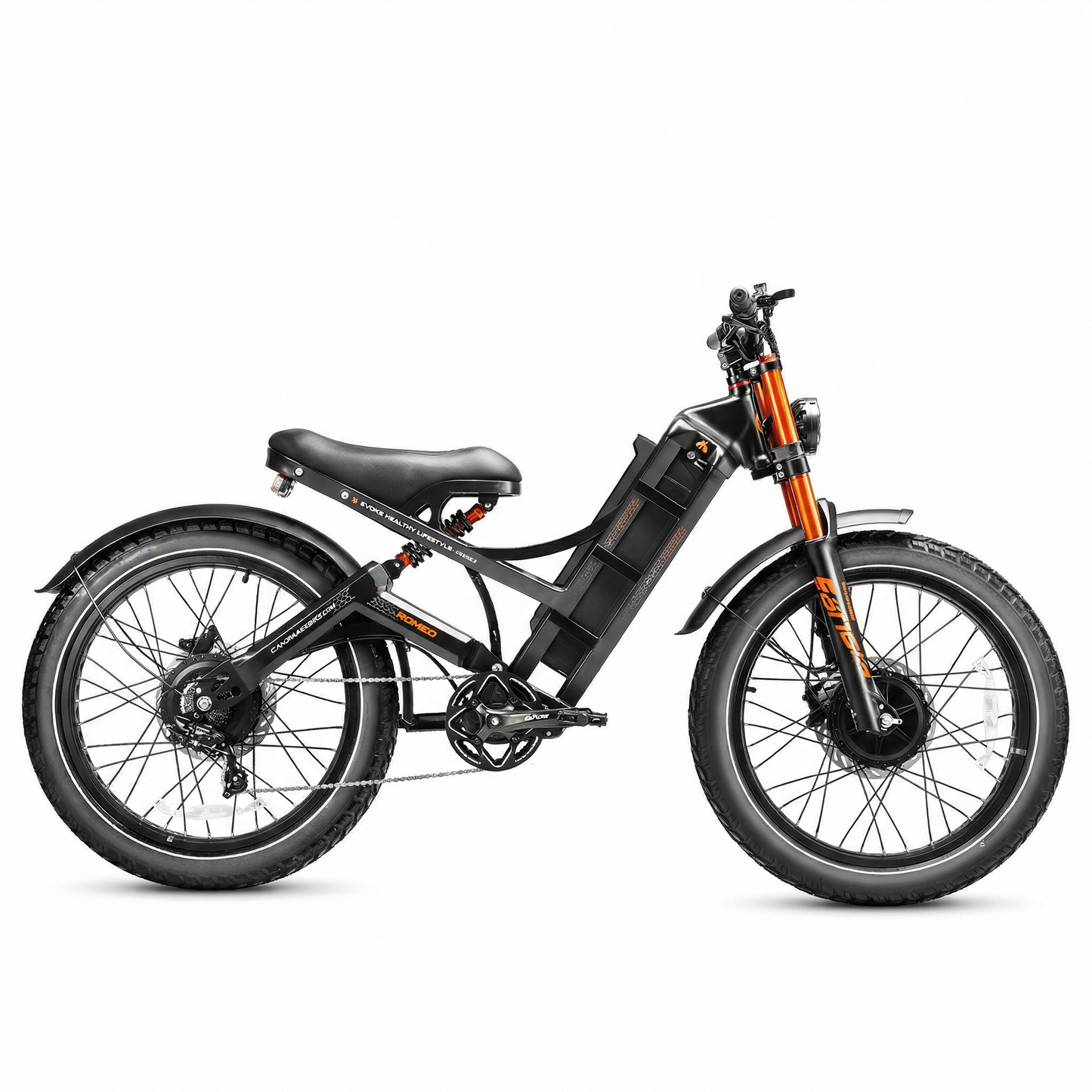 EAHORA Romeo Pro II Dual Motor 4000 W - 52V 70Ah Long Range Electric Bike