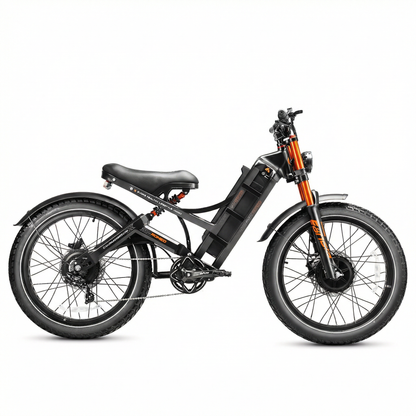EAHORA Romeo Pro II Dual Motor 4000 W - 52V 70Ah Long Range Electric Bike