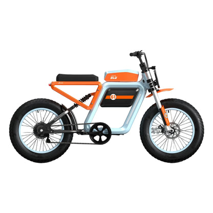 FOREVER BLU Bondi Moped-Style Electric Bike – 750W 48V Class 3