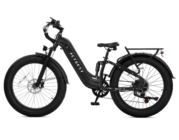 ACTBEST Blazer ST Step-Through Fat-Tire E-Bike – 1800W 36 MPH
