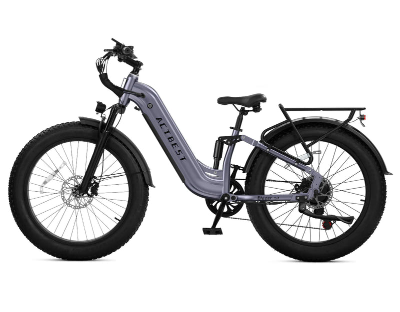 E-bike de llantas anchas con cuadro rebajado ACTBEST Blazer ST – 1800W 36 MPH