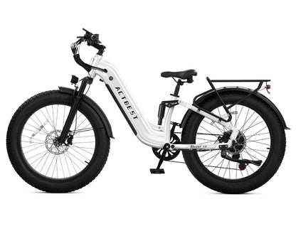 ACTBEST Blazer ST Step-Through Fat-Tire E-Bike – 1800W 36 MPH