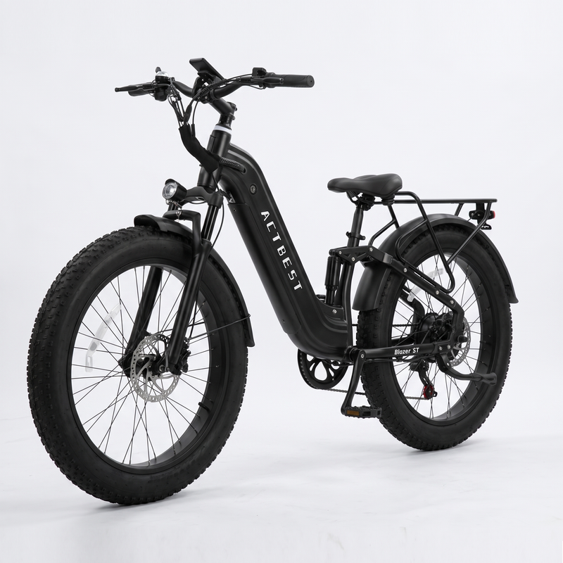 ACTBEST Blazer ST Black - front three-quarter view