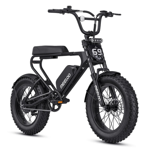 MEELOD DK200 SE Fat Tire Electric Bike – 48V 1000W Peak 30 MPH