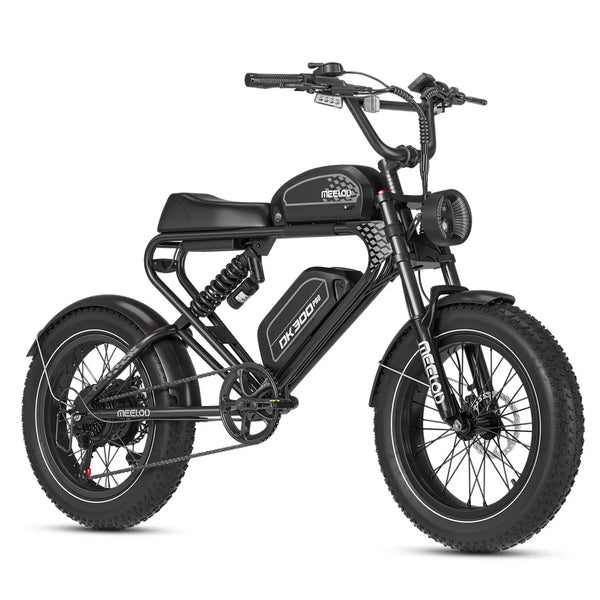MEELOD DK300 PRO Dual Battery Moto-Style Electric Bike – 48V 1200W Peak 32 MPH