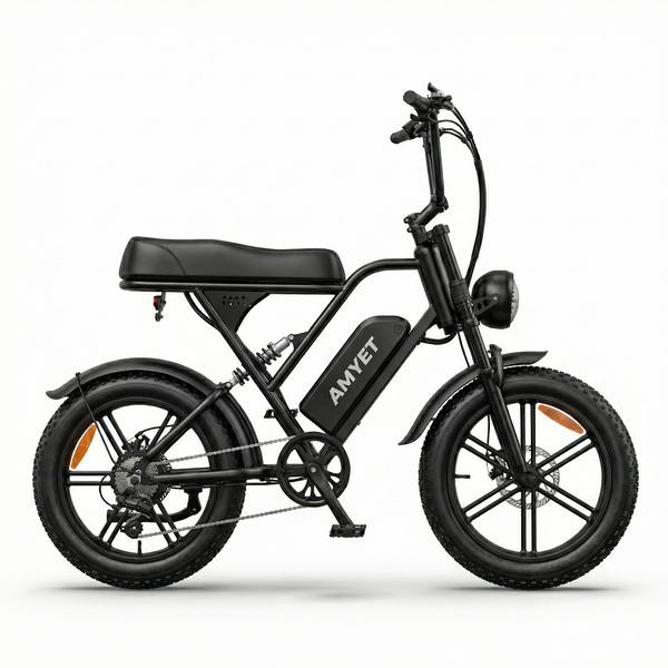 AMYET G60 Raptor Electric Moped-Style E-Bike – 1000W 48V Fat Tire