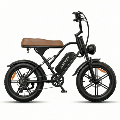 AMYET G60 Raptor Electric Moped-Style E-Bike – 1000W 48V Fat Tire