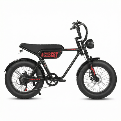 ACTBEST Striker Electric Moped-Style E-Bike – 1500W 28MPH