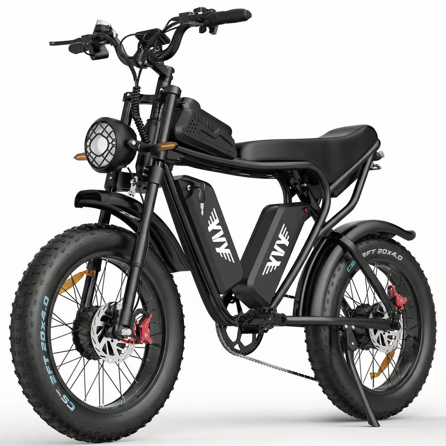 RIDSTAR Q20 Pro Dual Motor Electric Bike – 2000W AWD 52V 40Ah