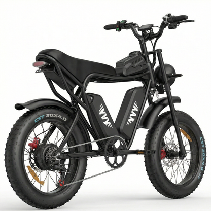 RIDSTAR Q20 Pro Dual Motor Electric Bike – 2000W AWD 52V 40Ah
