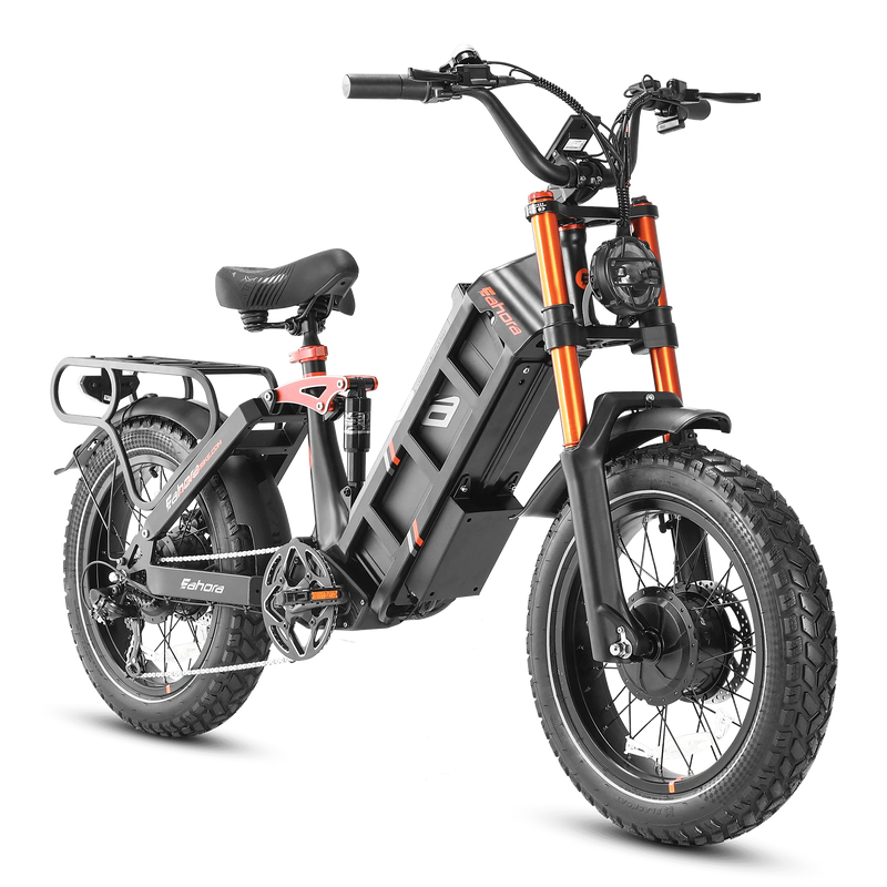 EAHORA Juliet Pro II Motor Dual 4400W – 60V 70Ah Bicicleta Eléctrica de Larga Distancia