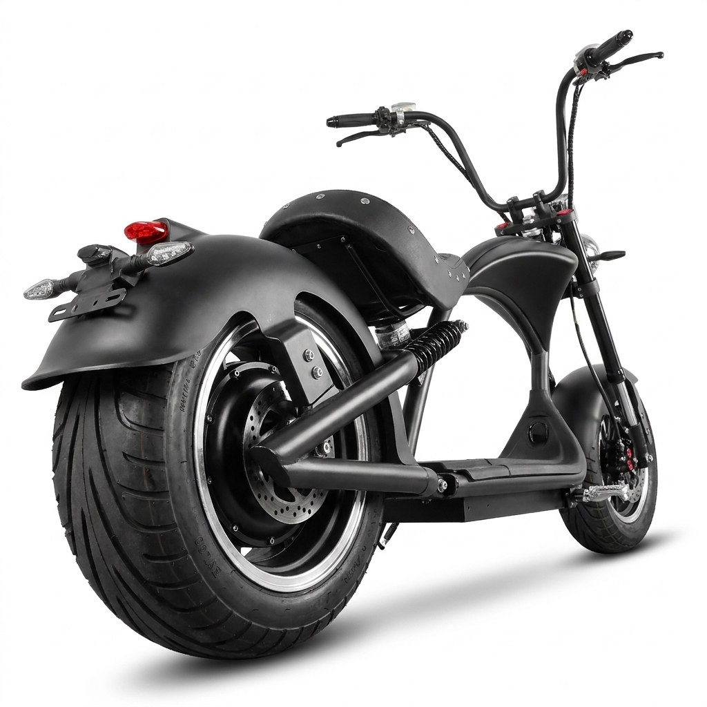 EAHORA M1P Black - rear three-quarter view