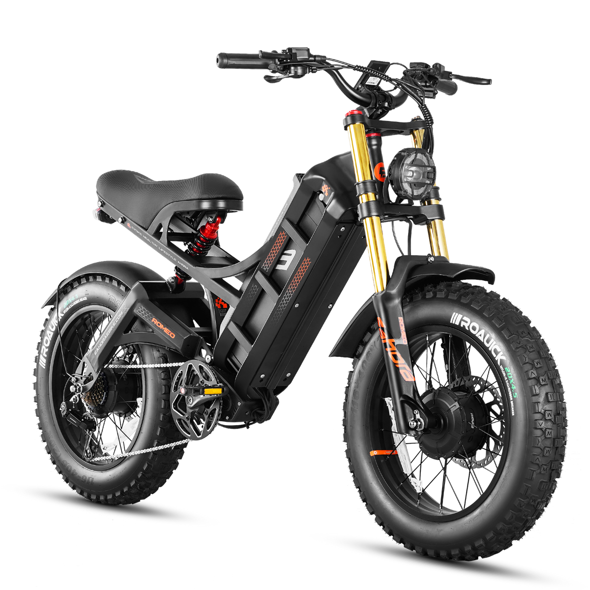 EAHORA Romeo II dual motor electric bike, black
