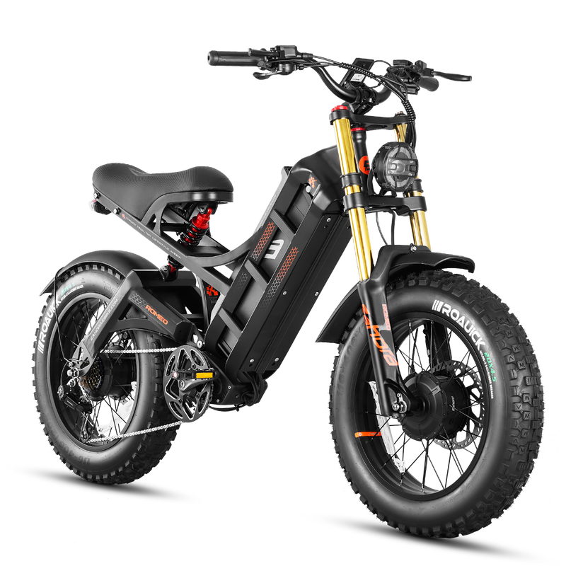 EAHORA Romeo II e-bike de doble motor, Black