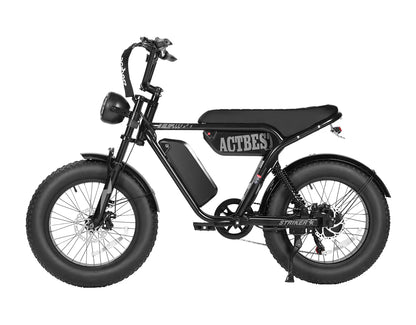 ACTBEST Striker DUAL Moped-Style E-Bike – 1800W Dual Battery 35 MPH