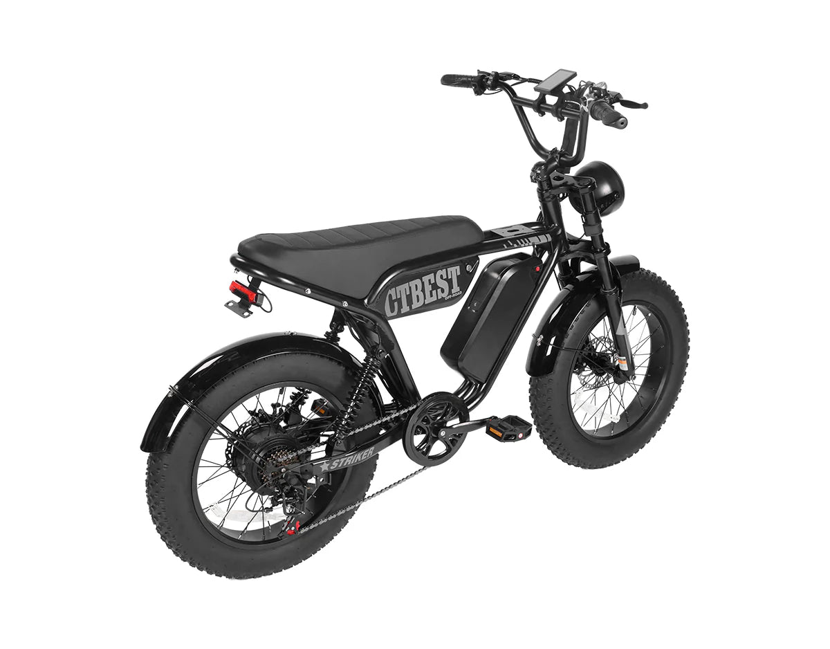 ACTBEST Striker DUAL Moped-Style E-Bike – 1800W Dual Battery 35 MPH