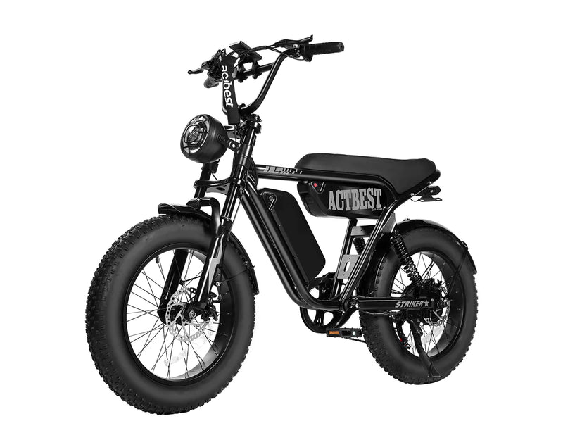 ACTBEST Striker DUAL Moped-Style E-Bike – 1800W Dual Battery 35 MPH - foto 5