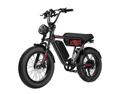 ACTBEST Striker DUAL Moped-Style E-Bike – 1800W Dual Battery 35 MPH